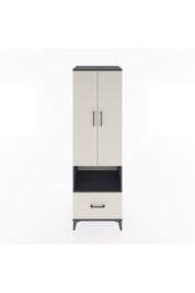 Hyperion Dolap 3 Raflı Tek Çekmeceli Tek Askılı 60x44x195 - S59M022V4B