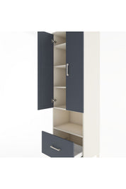 Hyperion Dolap 5 Raflı Tek Çekmeceli 2 Kapaklı 60x44x195 - S59M023V2B