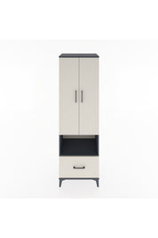 Hyperion Dolap 5 Raflı Tek Çekmeceli 2 Kapaklı 60x44x195 - S59M023V4B