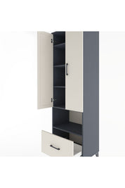 Hyperion Dolap 5 Raflı Tek Çekmeceli 2 Kapaklı 60x44x195 - S59M023V4B