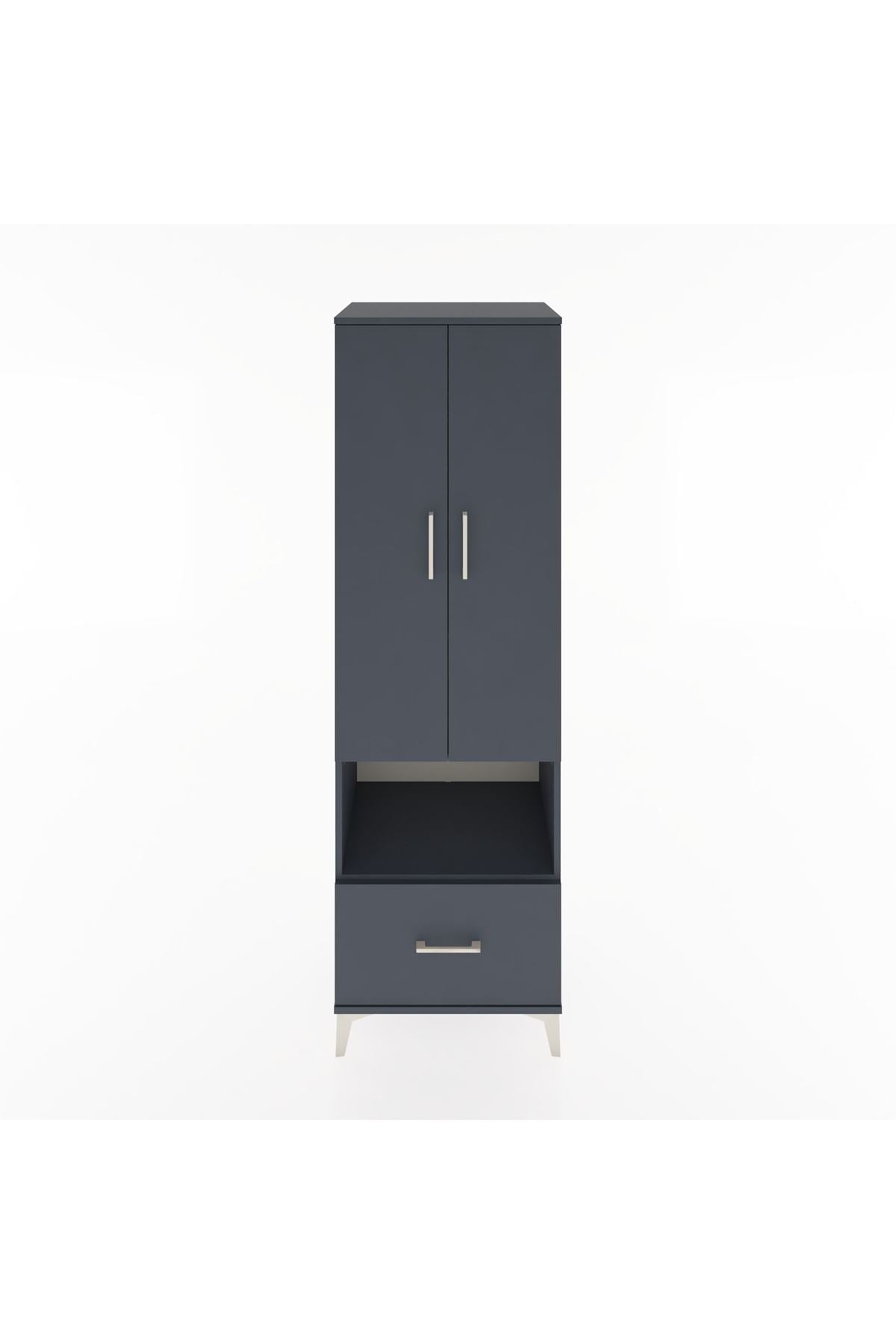Hyperion Dolap 5 Raflı Tek Çekmeceli 2 Kapaklı 60x44x195 - S59M023V5B