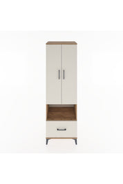 Hyperion Dolap 5 Raflı Tek Çekmeceli 2 Kapaklı 60x44x195 - S59M023V7B