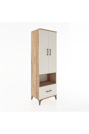 Hyperion Dolap 5 Raflı Tek Çekmeceli 2 Kapaklı 60x44x195 - S59M023V7B