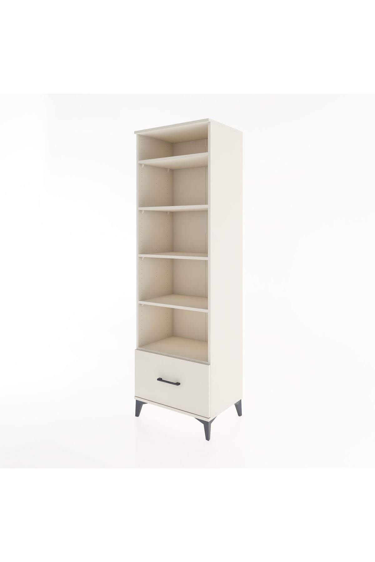 Hyperion Dolap 5 Raflı Tek Çekmeceli 60x44x195 - S59M024V1B