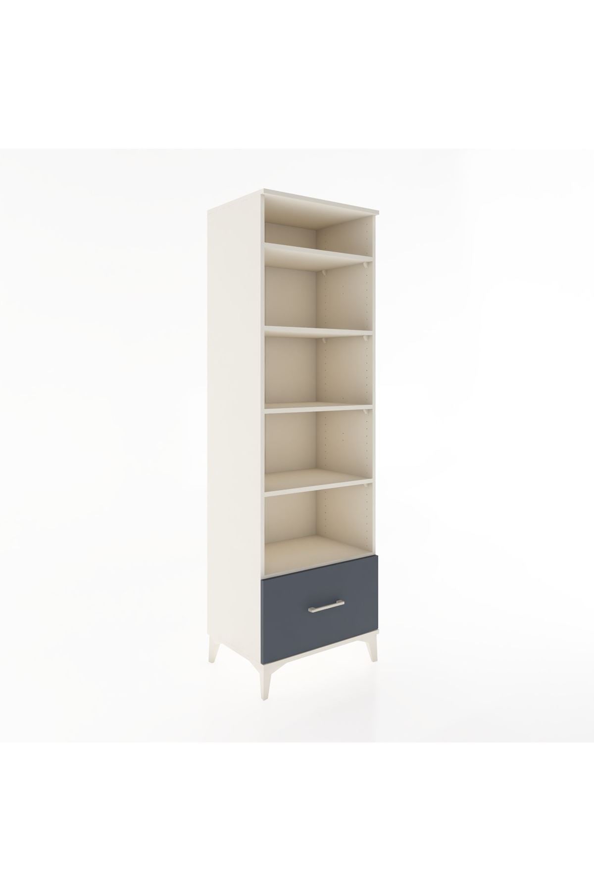 Hyperion Dolap 5 Raflı Tek Çekmeceli 60x44x195 - S59M024V2B