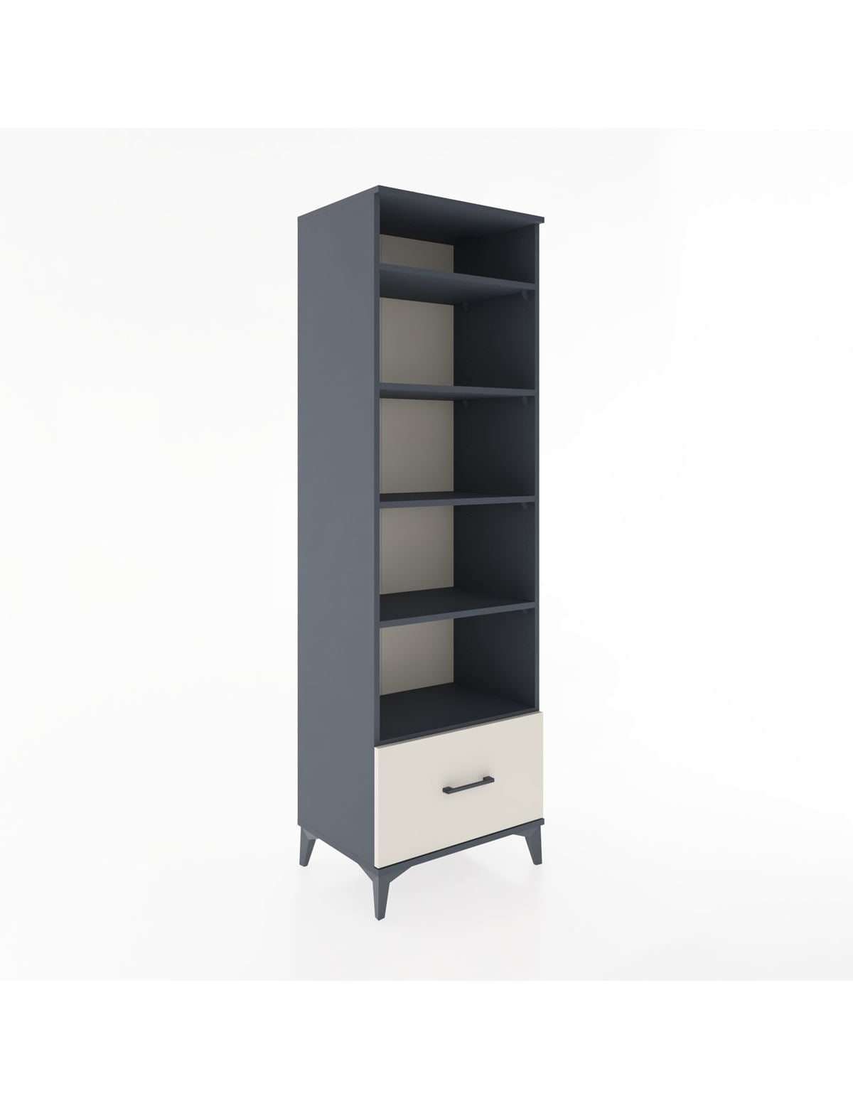 Hyperion Dolap 5 Raflı Tek Çekmeceli 60x44x195 - S59M024V4B