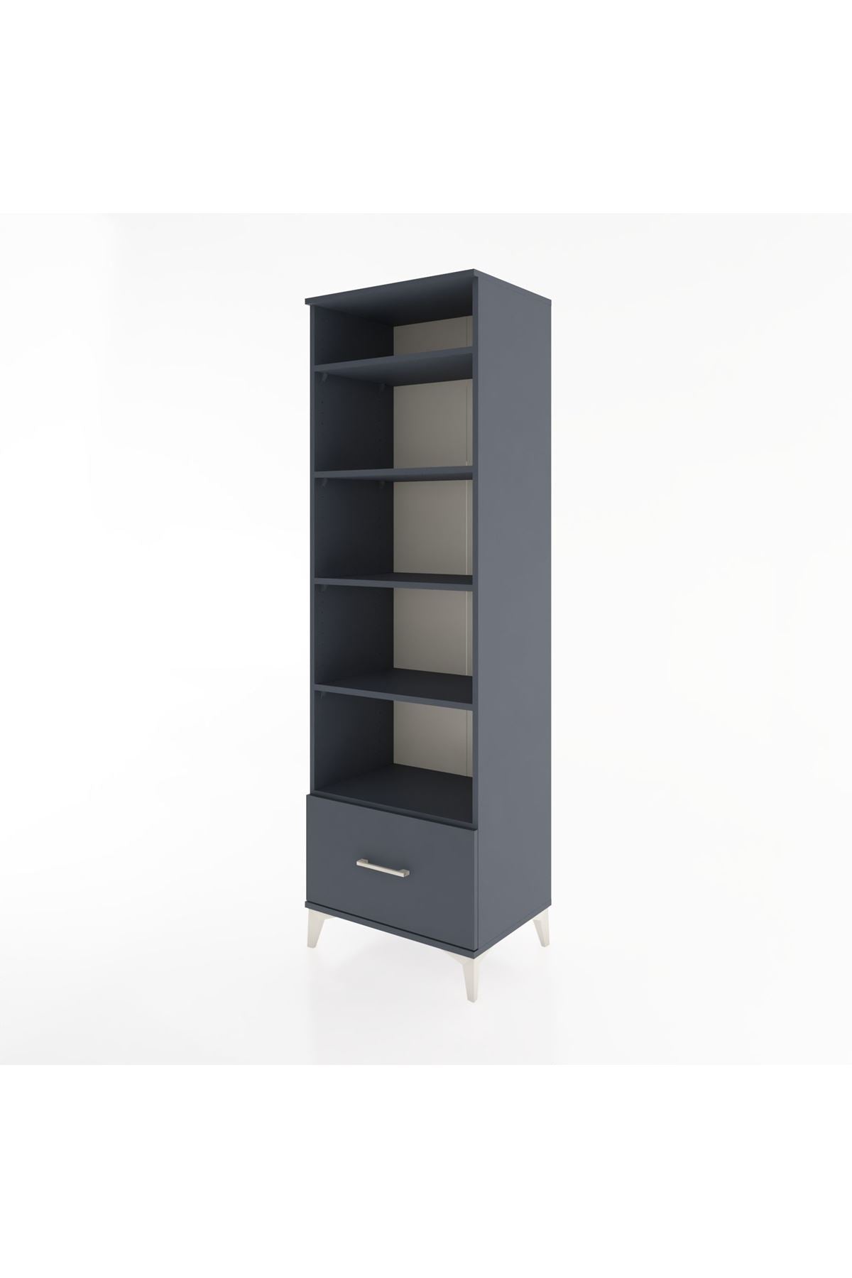 Hyperion Dolap 5 Raflı Tek Çekmeceli 60x44x195 - S59M024V5B