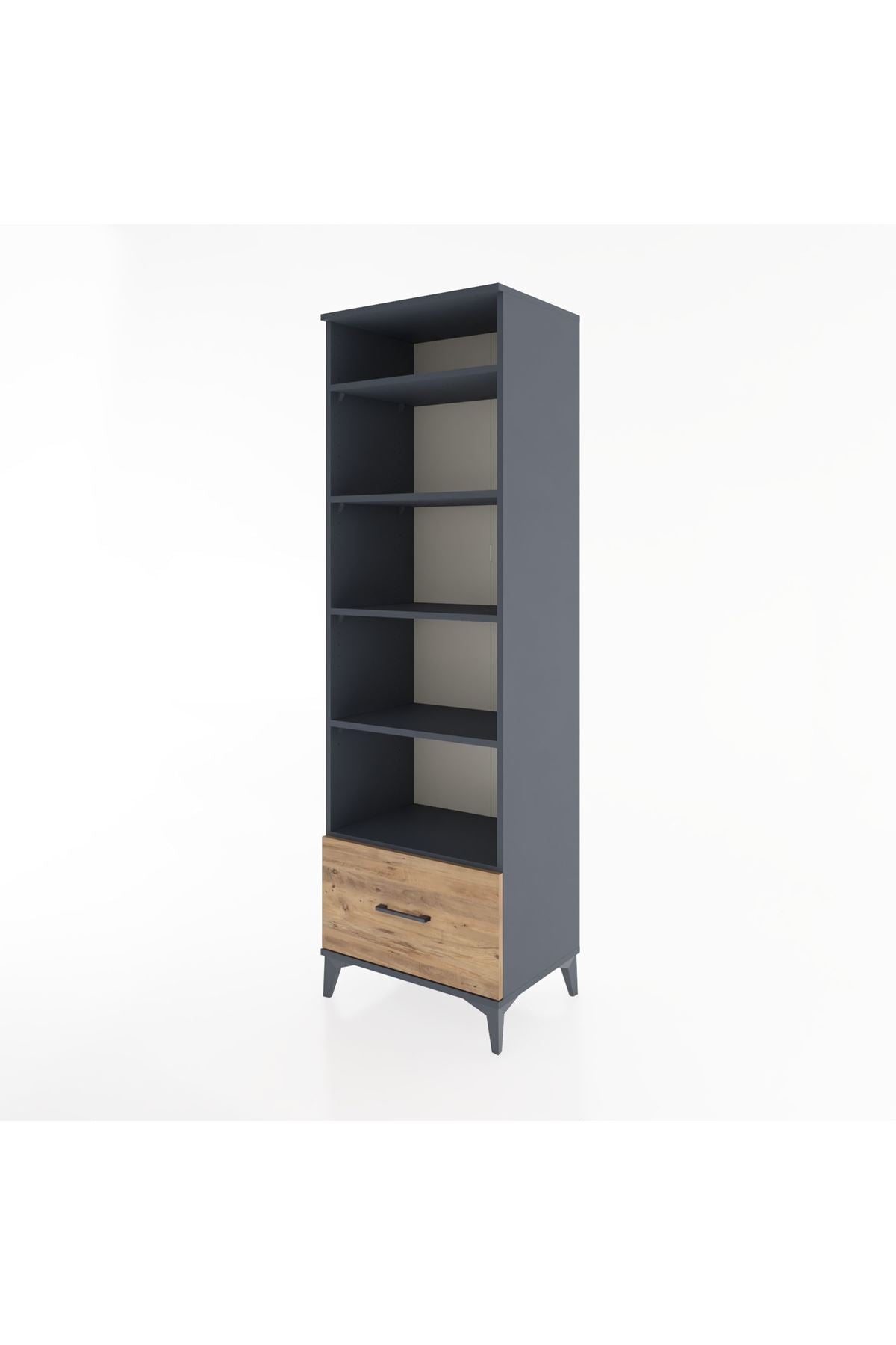 Hyperion Dolap 5 Raflı Tek Çekmeceli 60x44x195 - S59M024V6B