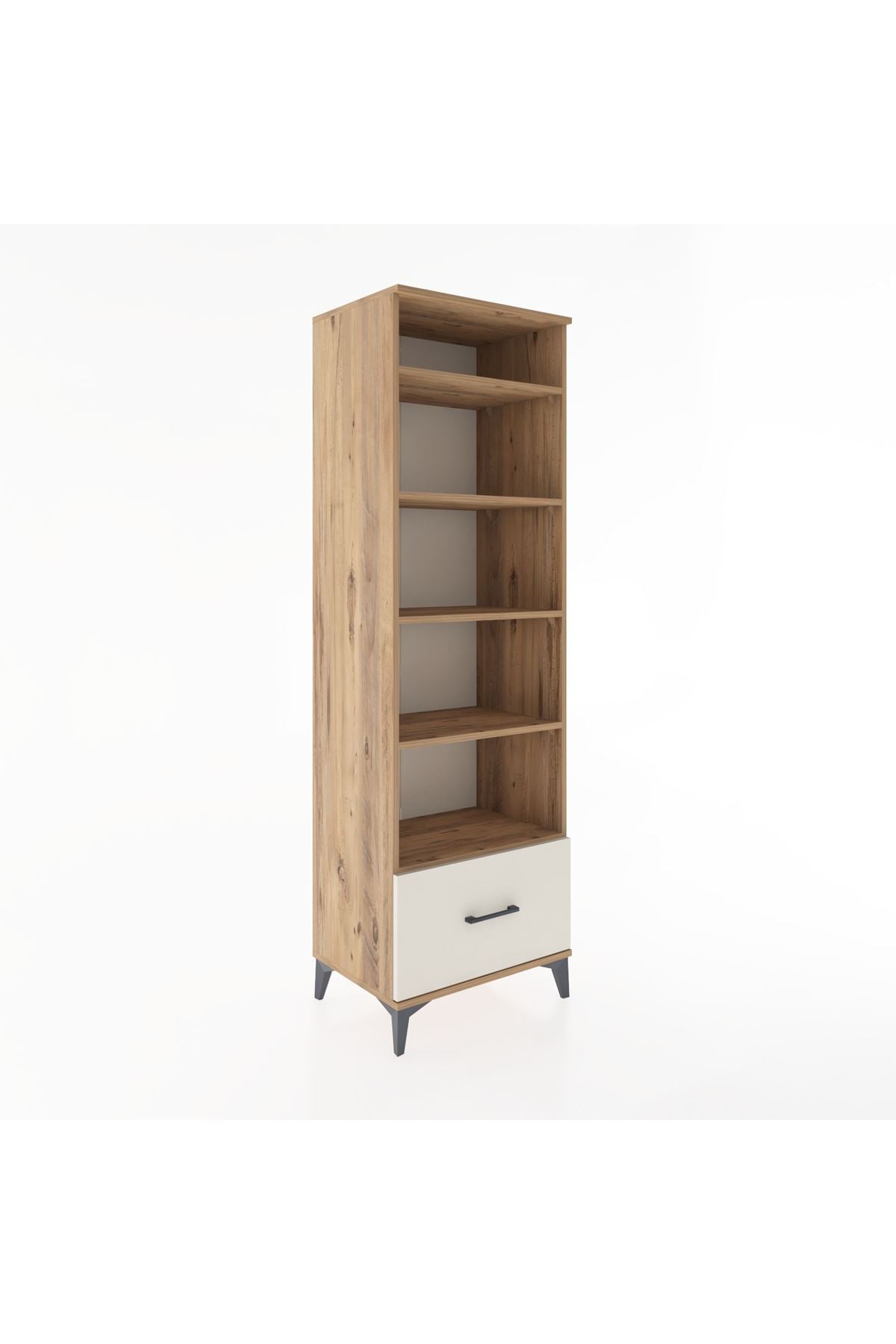 Hyperion Dolap 5 Raflı Tek Çekmeceli 60x44x195 - S59M024V7B