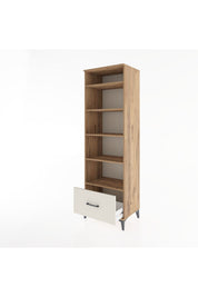 Hyperion Dolap 5 Raflı Tek Çekmeceli 60x44x195 - S59M024V7B