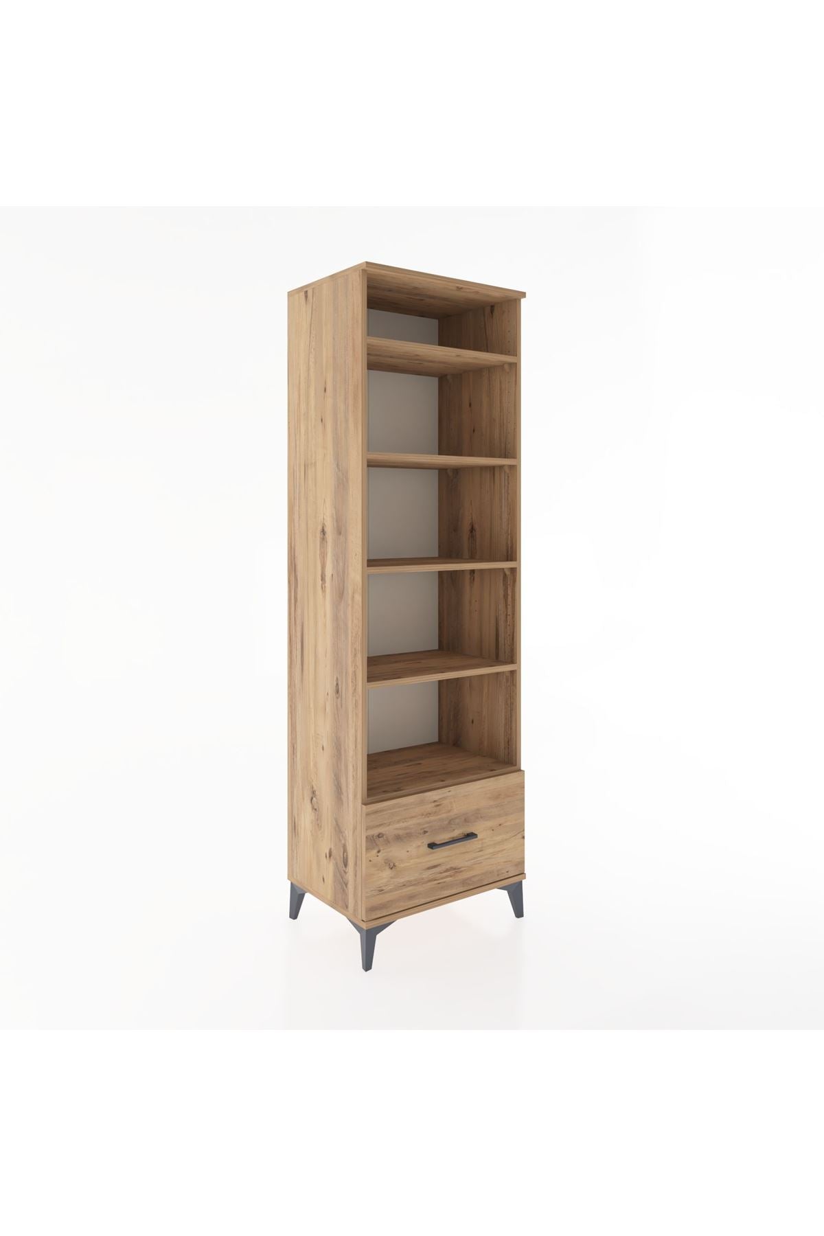Hyperion Dolap 5 Raflı Tek Çekmeceli 60x44x195 - S59M024V9B