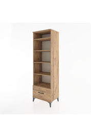 Hyperion Dolap 5 Raflı Tek Çekmeceli 60x44x195 - S59M024V9B