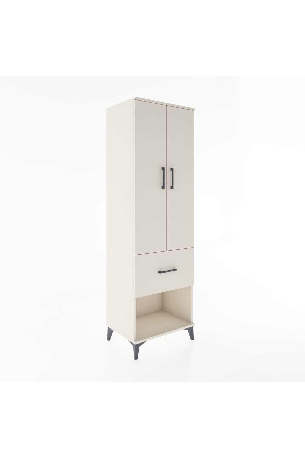 Hyperion Dolap 2 Raflı Tek Çekmeceli Tek Askılı 60x44x195 - S59M025V1B