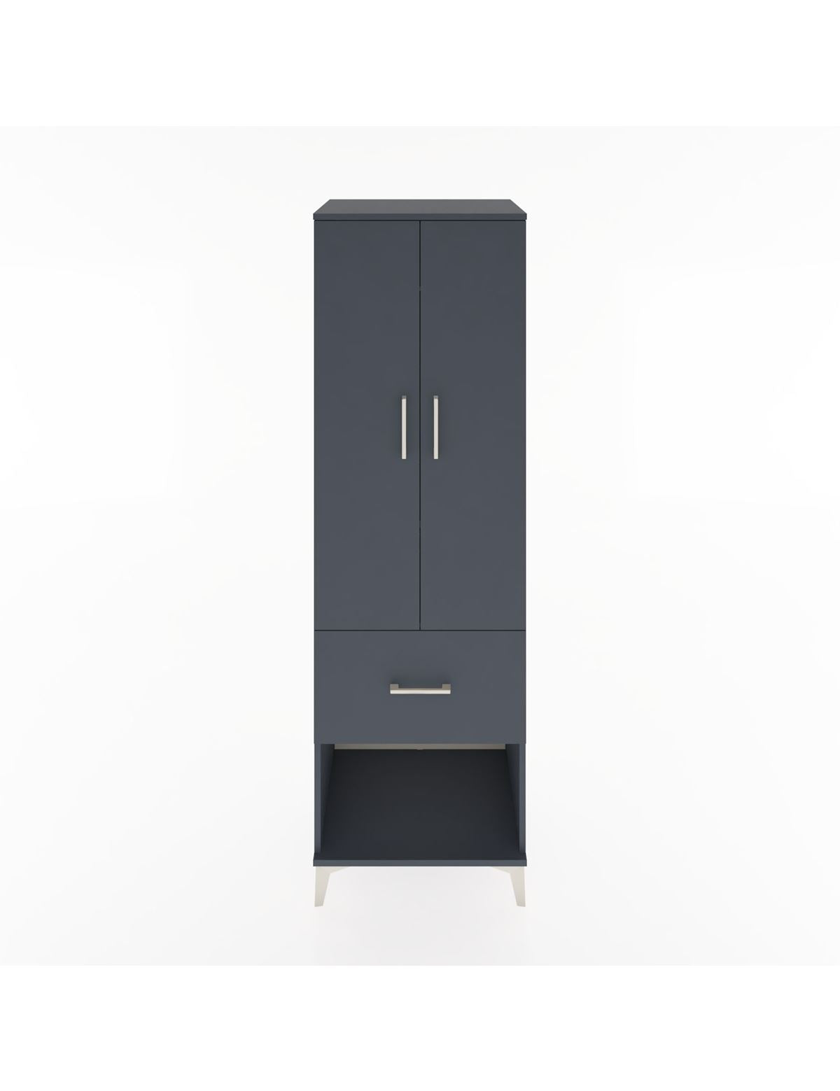 Hyperion Dolap 2 Raflı Tek Çekmeceli Tek Askılı 60x44x195 - S59M025V5B