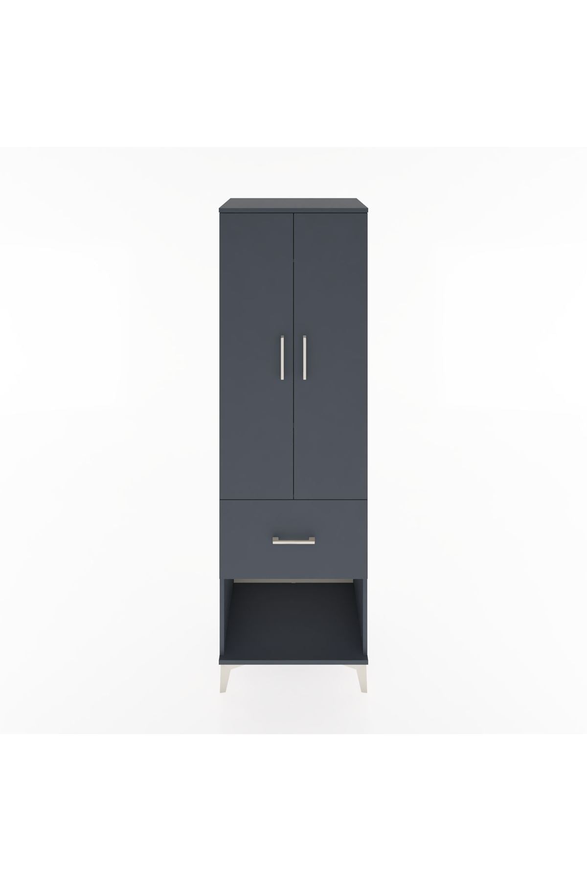 Hyperion Dolap 2 Raflı Tek Çekmeceli Tek Askılı 60x44x195 - S59M025V5B