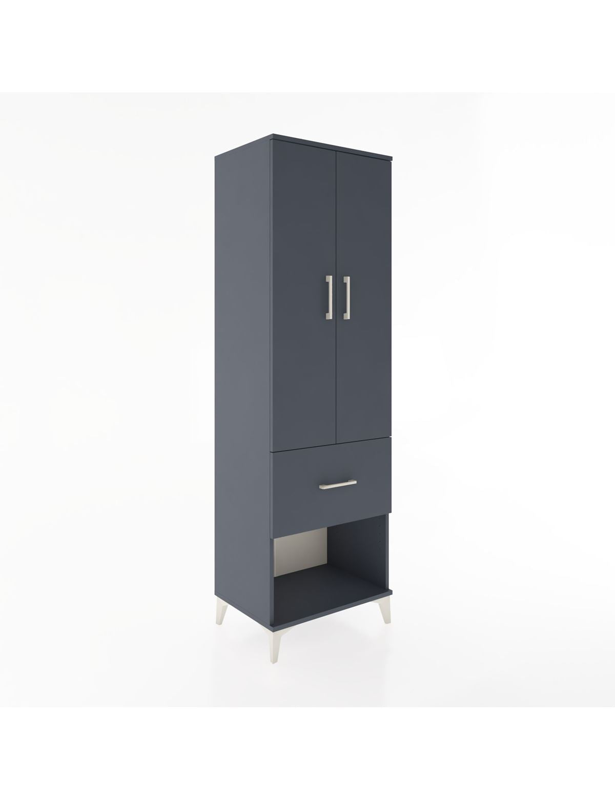 Hyperion Dolap 2 Raflı Tek Çekmeceli Tek Askılı 60x44x195 - S59M025V5B