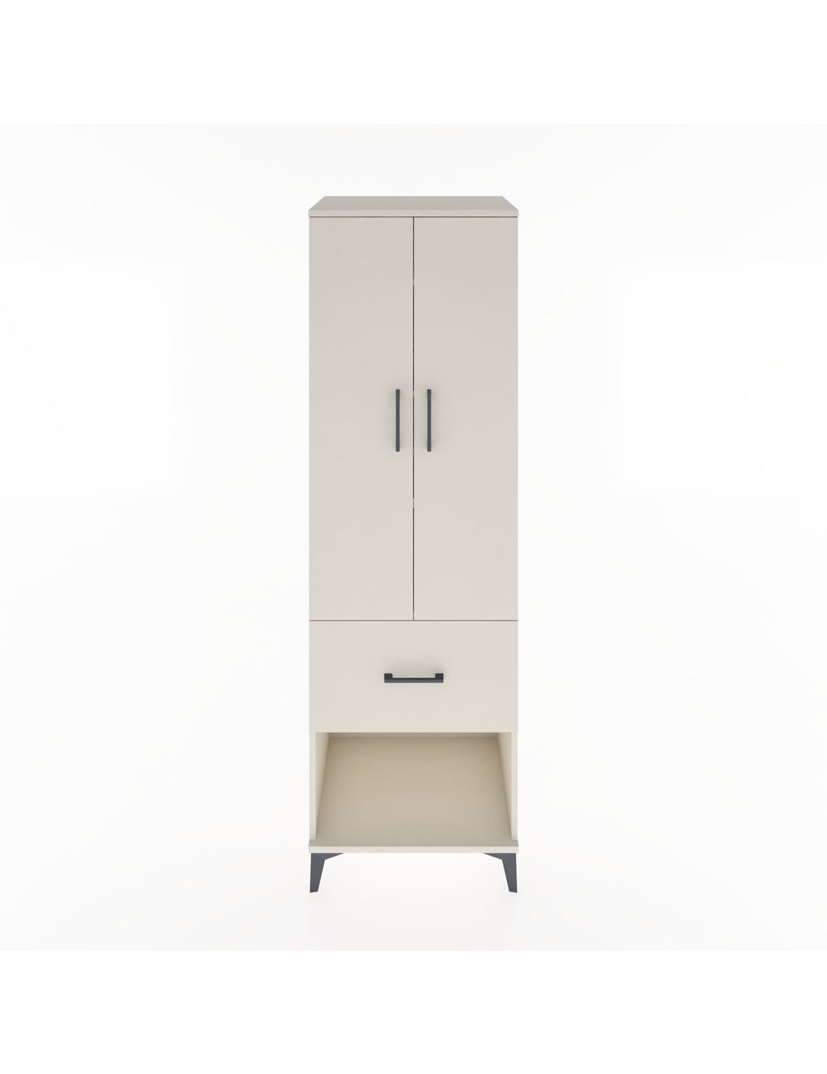 Hyperion Dolap 4 Raflı Tek Çekmeceli 2 Kapaklı 60x44x195 - S59M026V1B