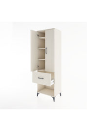Hyperion Dolap 4 Raflı Tek Çekmeceli 2 Kapaklı 60x44x195 - S59M026V1B