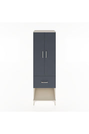 Hyperion Dolap 4 Raflı Tek Çekmeceli 2 Kapaklı 60x44x195 - S59M026V2B