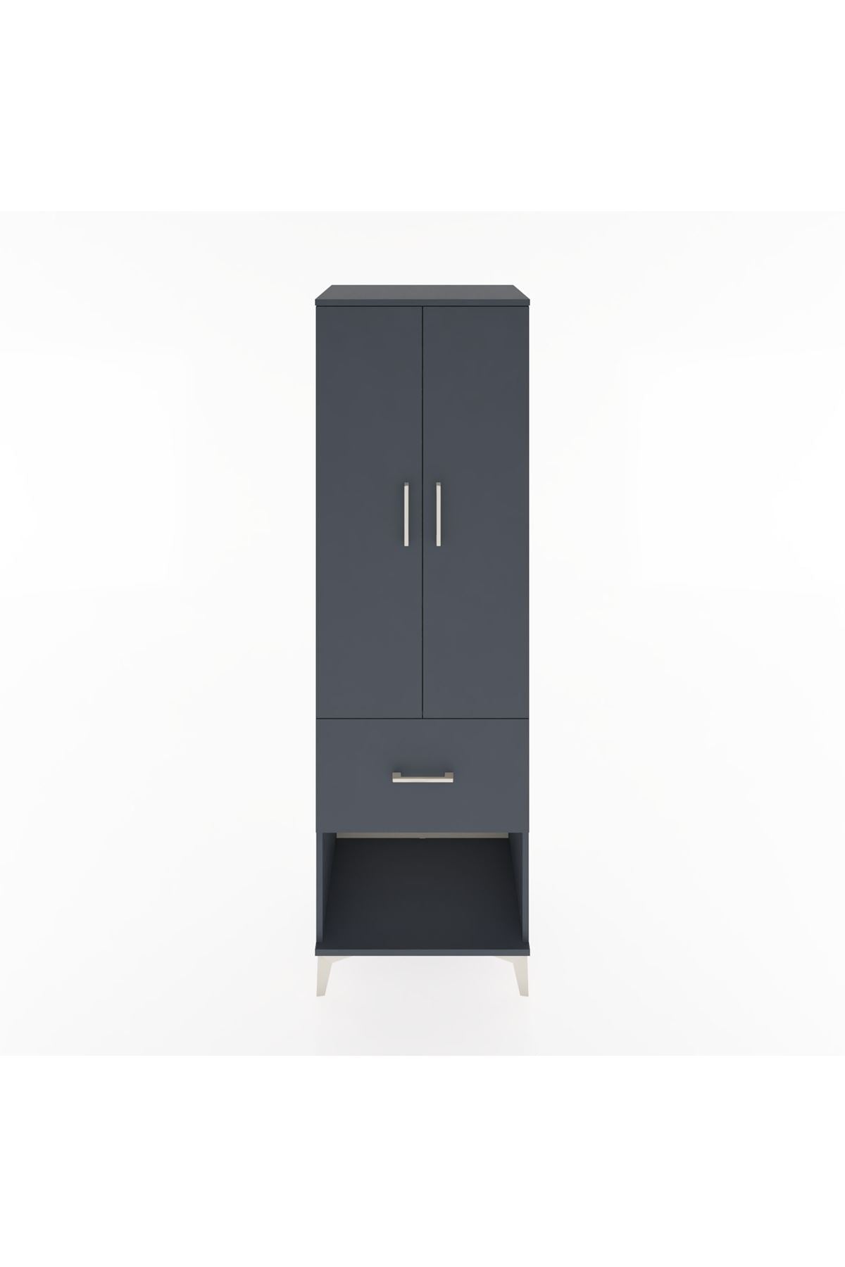 Hyperion Dolap 4 Raflı Tek Çekmeceli 2 Kapaklı 60x44x195 - S59M026V5B