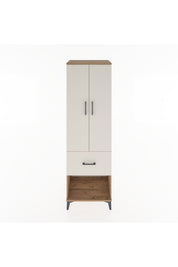 Hyperion Dolap 4 Raflı Tek Çekmeceli 2 Kapaklı 60x44x195 - S59M026V7B