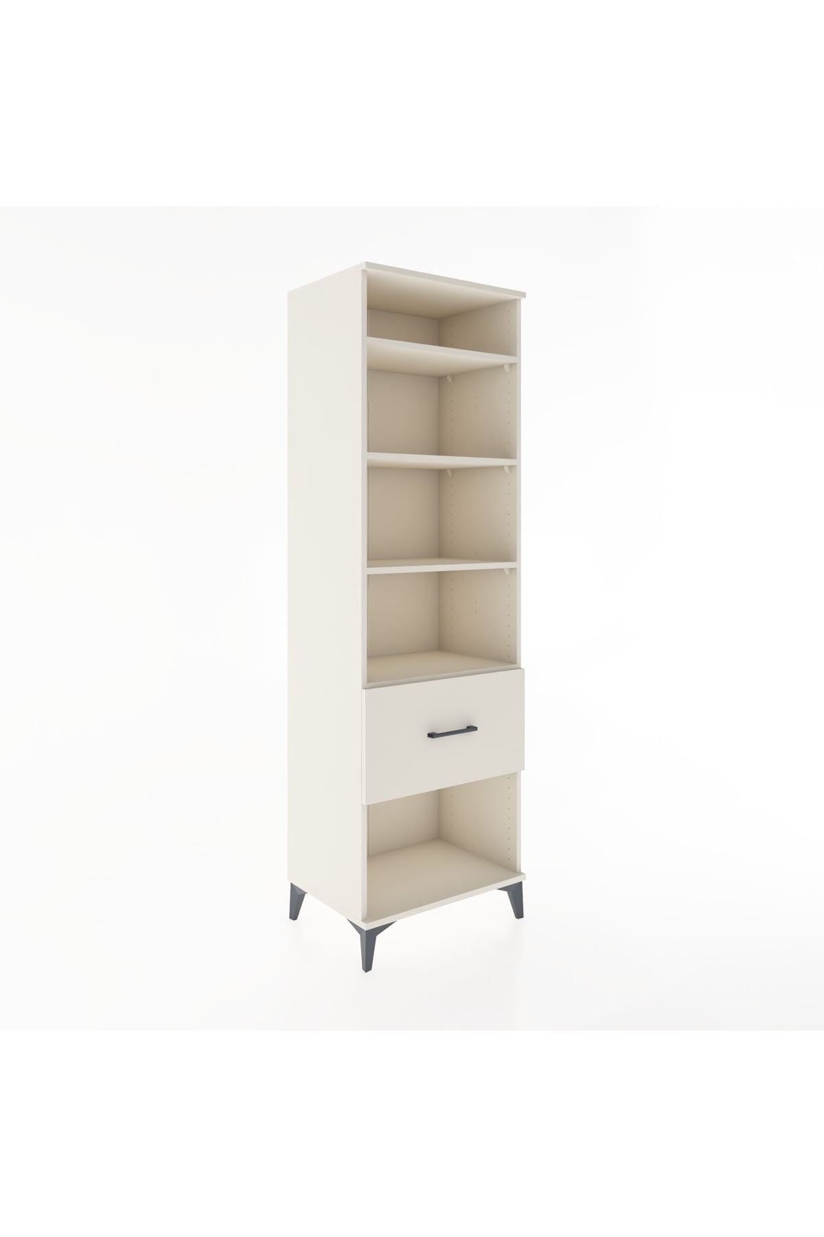 Hyperion Dolap 4 Raflı Tek Çekmeceli 60x44x195 - S59M027V1B