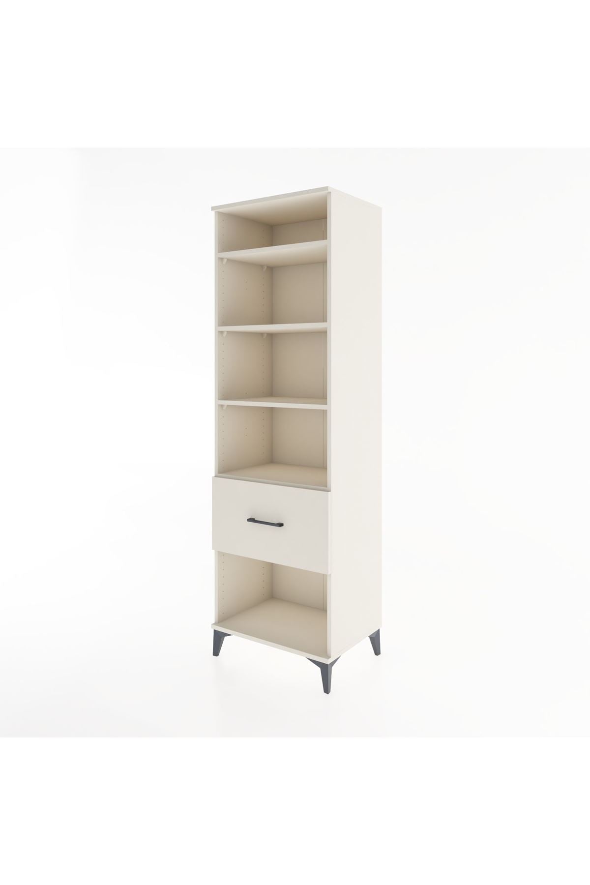 Hyperion Dolap 4 Raflı Tek Çekmeceli 60x44x195 - S59M027V1B