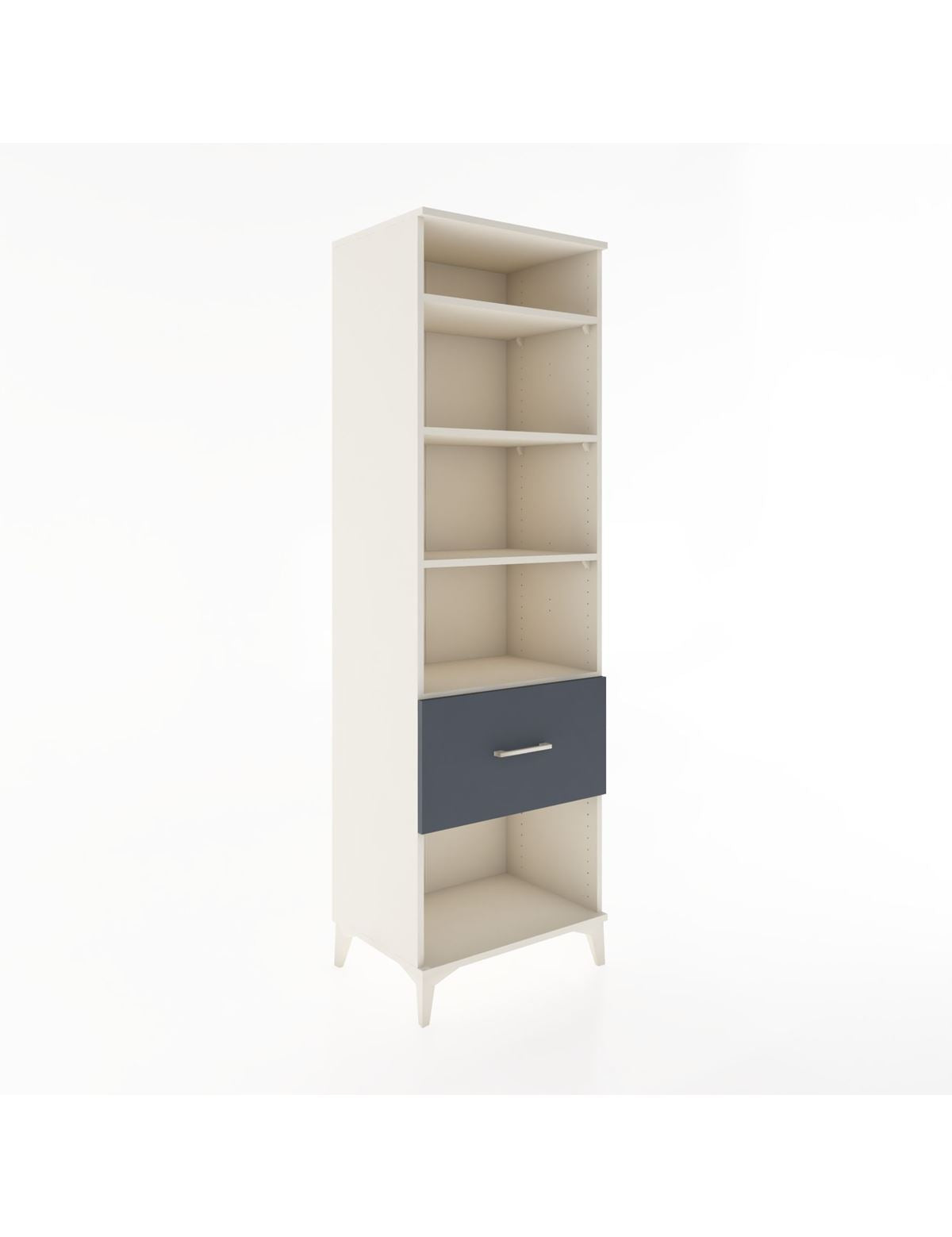 Hyperion Dolap 4 Raflı Tek Çekmeceli 60x44x195 - S59M027V2B