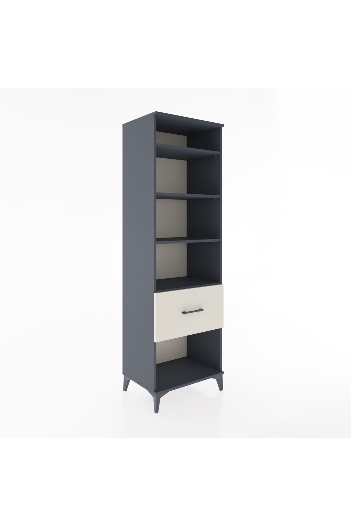 Hyperion Dolap 4 Raflı Tek Çekmeceli 60x44x195 - S59M027V4B