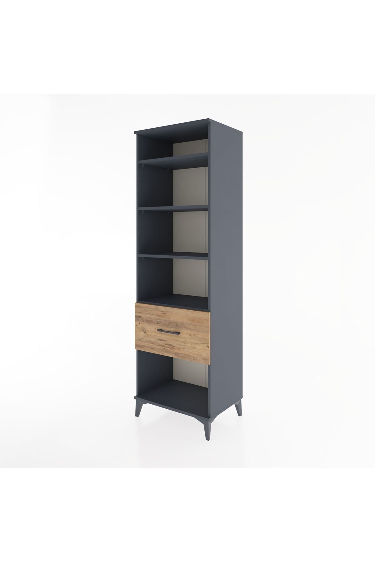 Hyperion Dolap 4 Raflı Tek Çekmeceli 60x44x195 - S59M027V6B