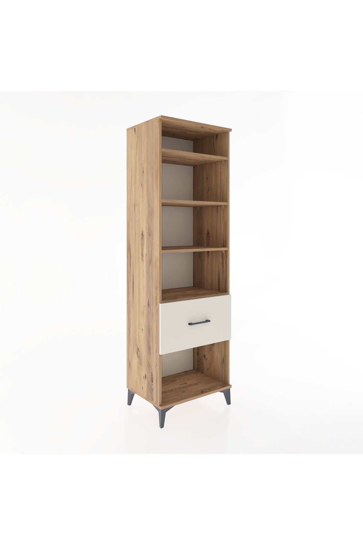 Hyperion Dolap 4 Raflı Tek Çekmeceli 60x44x195 - S59M027V7B