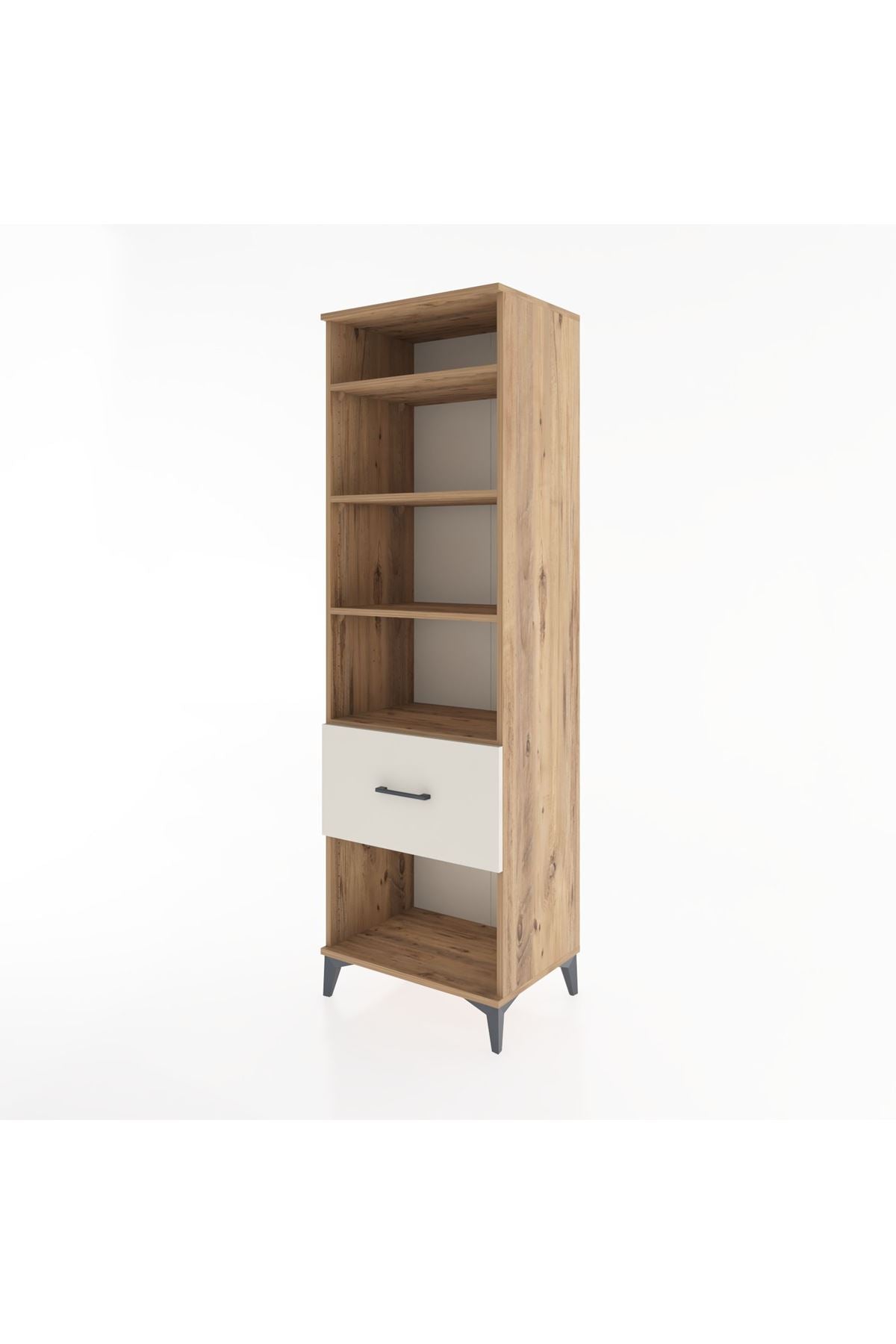 Hyperion Dolap 4 Raflı Tek Çekmeceli 60x44x195 - S59M027V7B