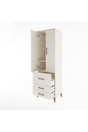 Hyperion Dolap 2 Raflı 3 Çekmeceli Tek Askılı 60x44x195 - S59M028V1B