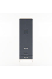 Hyperion Dolap 2 Raflı 3 Çekmeceli Tek Askılı 60x44x195 - S59M028V2B