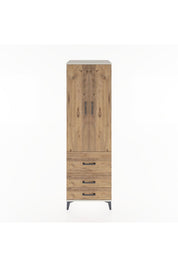 Hyperion Dolap 2 Raflı 3 Çekmeceli Tek Askılı 60x44x195 - S59M028V3B