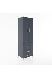 Hyperion Dolap 2 Raflı 3 Çekmeceli Tek Askılı 60x44x195 - S59M028V5B