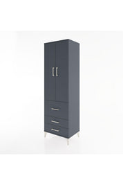 Hyperion Dolap 2 Raflı 3 Çekmeceli Tek Askılı 60x44x195 - S59M028V5B