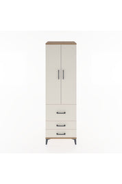 Hyperion Dolap 2 Raflı 3 Çekmeceli Tek Askılı 60x44x195 - S59M028V7B