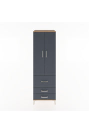 Hyperion Dolap 2 Raflı 3 Çekmeceli Tek Askılı 60x44x195 - S59M028V8B