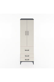 Hyperion Dolap 4 Raflı 3 Çekmeceli 2 Kapaklı 60x44x195 - S59M029V4B