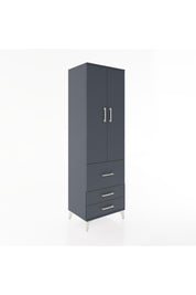 Hyperion Dolap 4 Raflı 3 Çekmeceli 2 Kapaklı 60x44x195 - S59M029V5B