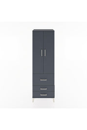 Hyperion Dolap 4 Raflı 3 Çekmeceli 2 Kapaklı 60x44x195 - S59M029V5B
