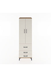 Hyperion Dolap 4 Raflı 3 Çekmeceli 2 Kapaklı 60x44x195 - S59M029V7B