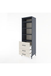 Hyperion Dolap 4 Raflı 3 Çekmeceli 60x44x195 - S59M030V4B