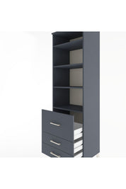 Hyperion Dolap 4 Raflı 3 Çekmeceli 60x44x195 - S59M030V5B