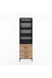 Hyperion Dolap 4 Raflı 3 Çekmeceli 60x44x195 - S59M030V6B