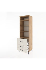 Hyperion Dolap 4 Raflı 3 Çekmeceli 60x44x195 - S59M030V7B