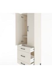 Hyperion Dolap 2 Raflı 3 Çekmeceli Tek Askılı 60x44x195 - S59M031V1B