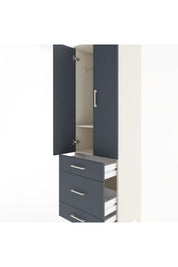 Hyperion Dolap 2 Raflı 3 Çekmeceli Tek Askılı 60x44x195 - S59M031V2B