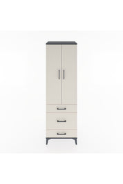 Hyperion Dolap 2 Raflı 3 Çekmeceli Tek Askılı 60x44x195 - S59M031V4B